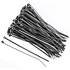 Wire and Cable Ties with Locking Tab  [4 in. Black] - image 1