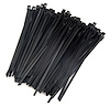 Cobra Low-Profile Wire/Cable Ties [7 in. Black] - image 1