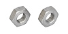 Stainless Steel Bulkhead Nuts [-3 AN] - image 1