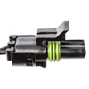 Weatherpack Pigtail 2-Pin Pigtail Male Connector w/ Female Terminals - image 3