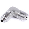 AN to NPT Straight Adapter Fitting [-3 AN Male to 1/8 in. NPT Male, Stainless Steel] - image 1