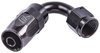 AN 120-Degree Max Flow Swivel Hose End [-6 AN Female to -6 AN Hose, Black] - image 2