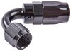 AN 120-Degree Max Flow Swivel Hose End [-6 AN Female to -6 AN Hose, Black] - image 3