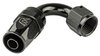 AN 120-Degree Max Flow Swivel Hose End [-8 AN Female to -8 AN Hose, Black] - image 2