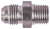 AN to NPT Straight Adapter Fitting [-6 AN Male to 1/4 in. NPT Male, Stainless Steel] - image 2