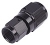 AN to AN Swivel Coupler Reducer [-8 AN Female to -6 AN Female, Black] - image 1