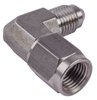 AN Female to AN Male 90 degree Union Fitting [-3 AN Female Swivel to -3 AN Male, Stainless Steel] - image 3