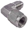 AN Female to AN Male 90 degree Union Fitting [-4 AN Female Swivel to -4 AN Male, Stainless Steel] - image 3