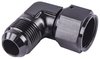 AN Female to AN Male 90-Degree Union [-12 AN Female Swivel End to -12 AN Male, Black] - image 2