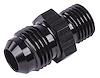 AN to Metric Adapter Fitting [-6 AN Male to 12mm x 1.25 Male, Black] - image 1