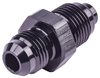 AN to Fuel Injection Adapter Fitting [-6 AN Male to 16mm x 1.5 Male with O-Ring Seal, Black] - image 4
