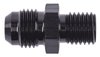 AN to Metric Adapter Fitting [-6 AN Male to 12mm x 1.5 Male, Black] - image 2