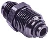 AN to Fuel Injection Adapter Fitting [-6 AN Male to 18mm x 1.5 Male with O-Ring, Black] - image 2