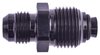 AN to Fuel Injection Adapter Fitting [-6 AN Male to 18mm x 1.5 Male with O-Ring, Black] - image 3