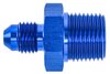 AN to NPT Straight Adapter Fitting [-4 AN Male to 3/8 in. NPT Male, Blue] - image 2