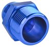 AN to NPT Straight Adapter Fitting [-10 AN Male to 3/4 in. NPT Male, Blue] - image 3