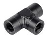 NPT to NPT Tee Adapter Fitting [1/8 in. NPT Female to 1/8 in. NPT Female on Run with 1/8 in. NPT Center Port, Black] - image 2