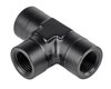 NPT to NPT Tee Adapter Fitting [1/8 in. NPT Female to 1/8 in. NPT Female on Run with 1/8 in. NPT Center Port, Black] - image 3