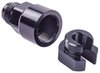 AN to Fuel Injection Threaded Adapter Fitting [-6 AN Male to 3/8 in. Hard Line, Black] - image 4