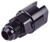 AN to Fuel Injection Threaded Adapter Fitting [-6 AN Male to 5/16 in. Hard Line, Black] - image 2