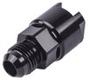 AN to Fuel Injection Threaded Adapter Fitting [-6 AN Male to 3/8 in. Hard Line, Black] - image 2