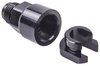 AN to Fuel Injection Threaded Adapter Fitting [-6 AN Male to 3/8 in. Hard Line, Black] - image 4