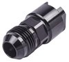 AN to Fuel Injection Threaded Adapter Fitting [-8 AN Male to 3/8 in. Hard Line, Black] - image 2