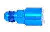 AN to Fuel Injection Quick-Connect Adapter Fitting [-6 AN Male to 3/8 in. Hard Line, Blue] - image 3