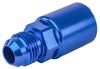 AN to Fuel Injection Quick-Connect Adapter Fitting [-6 AN Male to 5/16 in. Hard Line, Blue] - image 2