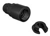 AN to Fuel Injection Threaded Adapter Fitting [-6 AN Male to 1/4 in. Hard Line, Black] - image 3