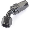 AN 45-Degree Max Flow Swivel Hose End [-8 AN Female to -8 AN Hose, Black] - image 2