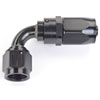 AN 90-Degree Max Flow Swivel Hose End [-6 AN Female to -6 AN Hose, Black] - image 2