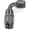 AN 90-Degree Max Flow Swivel Hose End [-6 AN Female to -6 AN Hose, Black] - image 3