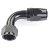 AN 90-Degree Max Flow Swivel Hose End [-16 AN Female to -16 AN Hose, Black] - image 2