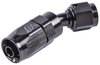 AN 30-Degree Max Flow Swivel Hose End [-6 AN Female to -6 AN Hose, Black] - image 2
