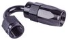 AN 150-Degree Max Flow Swivel Hose End [-4 AN Female to -4 AN Hose, Black] - image 3