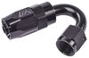 AN 150-Degree Max Flow Swivel Hose End [-6 AN Female to -6 AN Hose, Black] - image 3