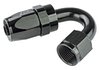 AN 150-Degree Max Flow Swivel Hose End [-8 AN Female to -8 AN Hose, Black] - image 3