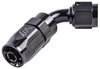 AN 60-Degree Max Flow Swivel Hose End [-6 AN Female to -6 AN Hose, Black] - image 2