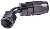 AN 60-Degree Max Flow Swivel Hose End [-6 AN Female to -6 AN Hose, Black] - image 3