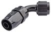 AN 60-Degree Max Flow Swivel Hose End [-8 AN Female to -8 AN Hose, Black] - image 2