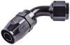 AN 60-Degree Max Flow Swivel Hose End [-10 AN Female to -10 AN Hose, Black] - image 2