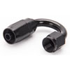 AN 180-Degree Max Flow Swivel Hose End [-6 AN Female to -6 AN Hose, Black] - image 2