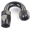 AN 180-Degree Max Flow Swivel Hose End [-12 AN Female to -12 AN Hose, Black] - image 2