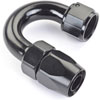 AN 180-Degree Max Flow Swivel Hose End [-12 AN Female to -12 AN Hose, Black] - image 3