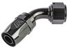 AN 60-Degree Max Flow Swivel Hose End [-12 AN Female to -12 AN Hose, Black] - image 2