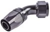 AN 60-Degree Max Flow Swivel Hose End [-16 AN Female to -16 AN Hose, Black] - image 2