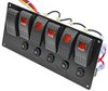 Rocker Switch Panel with Wiring Harness [Momentary Starter Switch and 5 On/Off Switches] - image 3