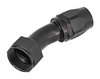 AN 30-Degree Max Flow Swivel Hose End [-20 AN Female to -20 AN Hose, Black] - image 3