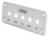 5-Toggle Switch Panel With Engraved Switch Labels and Epoxy Inlay - image 2